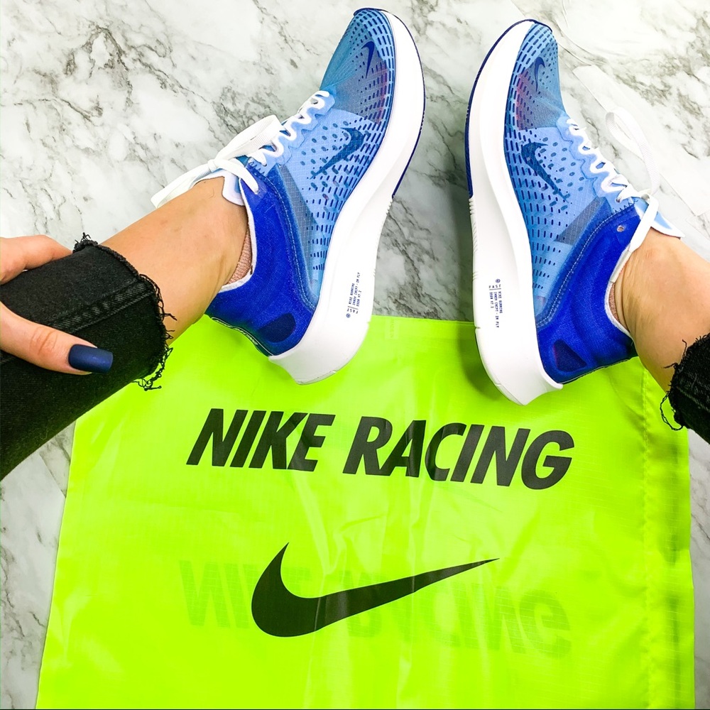 Nike Zoom Fly SP Fast in Blue Running Sneaker - Picture 3 of 8